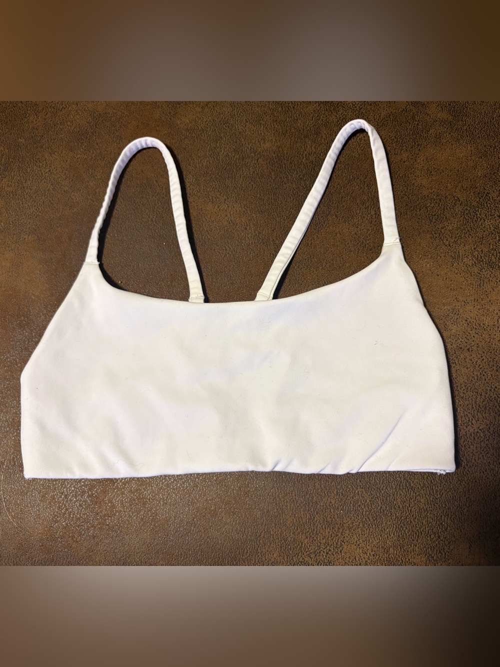 lululemon athletica White Wunder Train Strappy Racer Bra